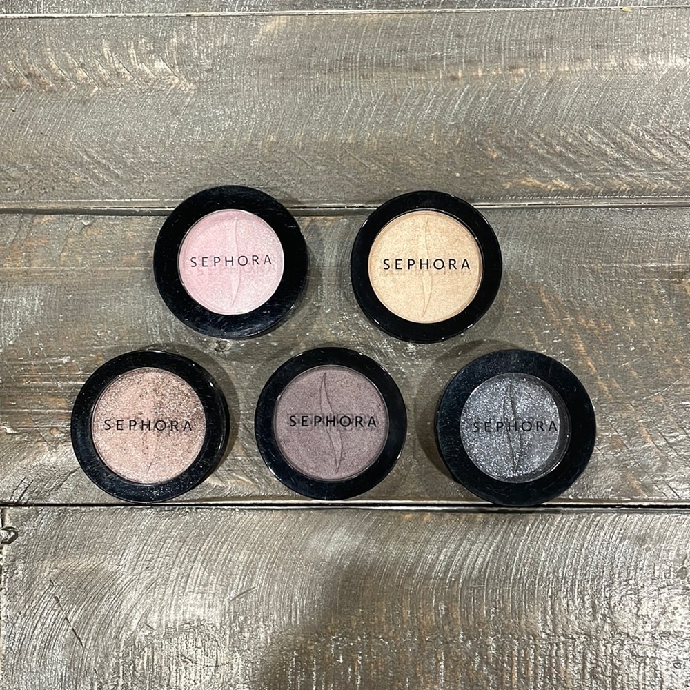 Five Sephora Single Eyeshadows